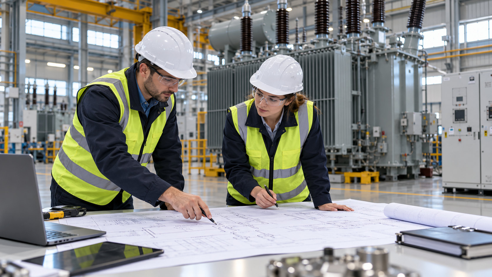 Electrical EPC services illustrative equipment scene