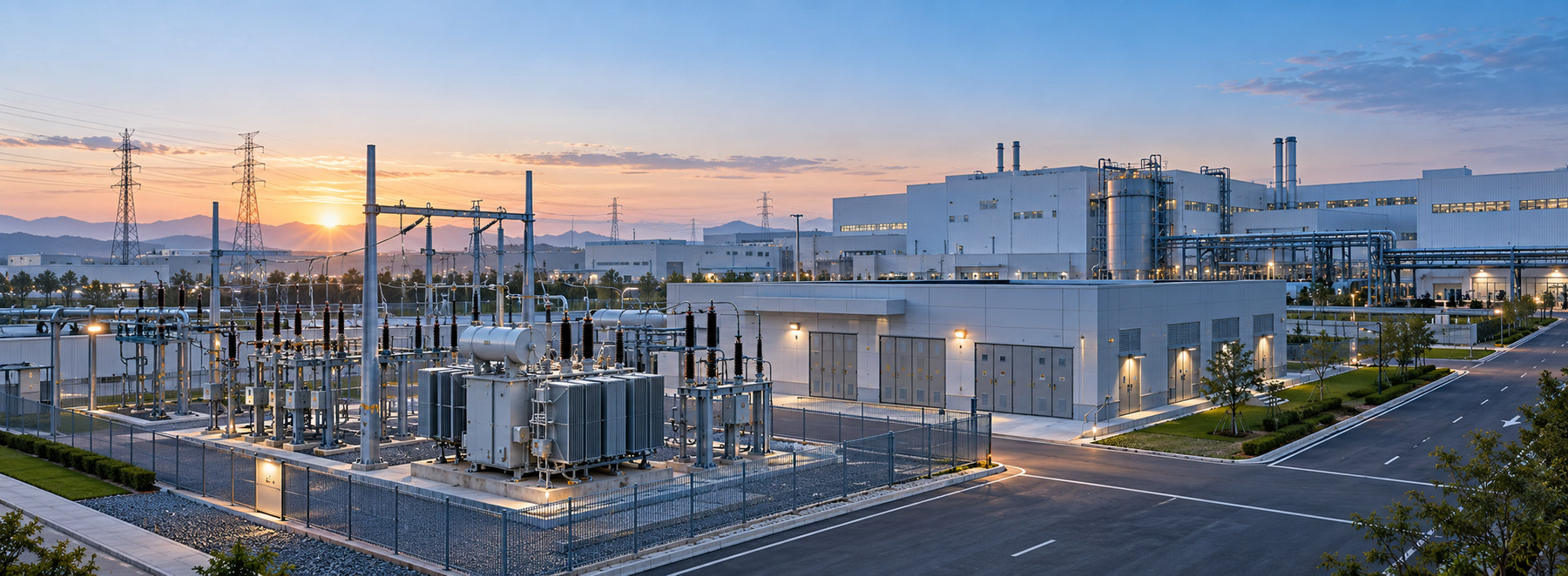 Compact substations illustrative equipment scene