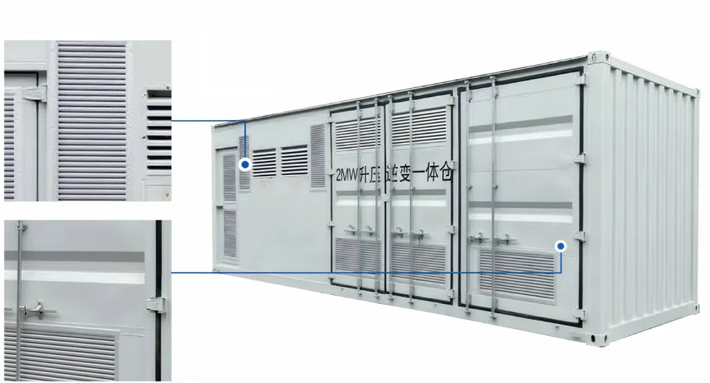 Inverter and Step-Up Integrated Box Substation