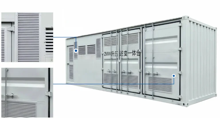 Inverter and Step-Up Integrated Box Substation