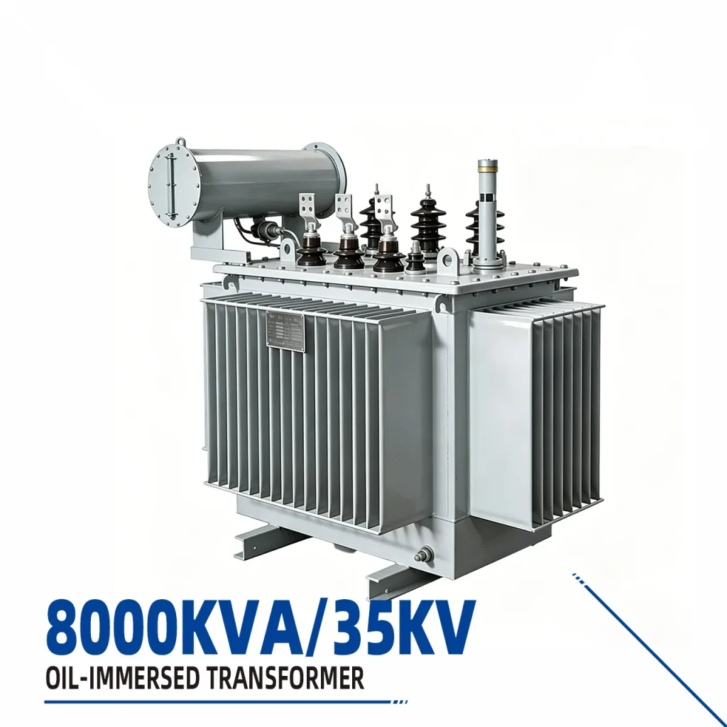 8000KVA 35KV Oil-immersed transformer Low Loss